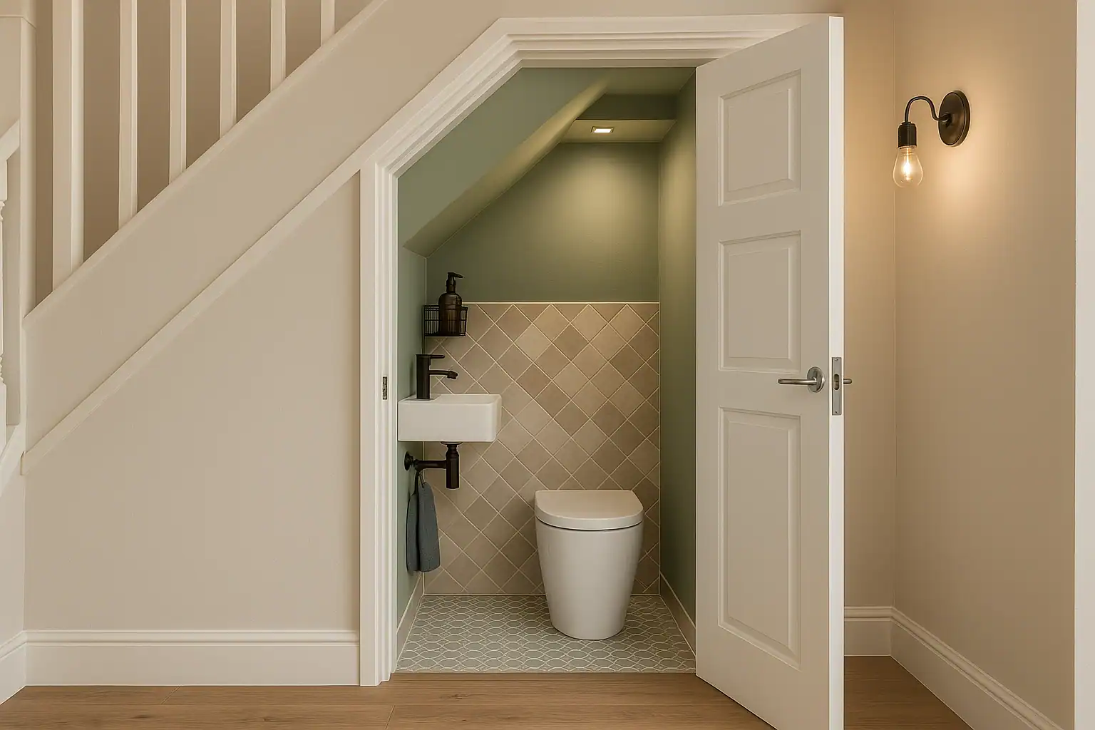 Under stair wc building regulations