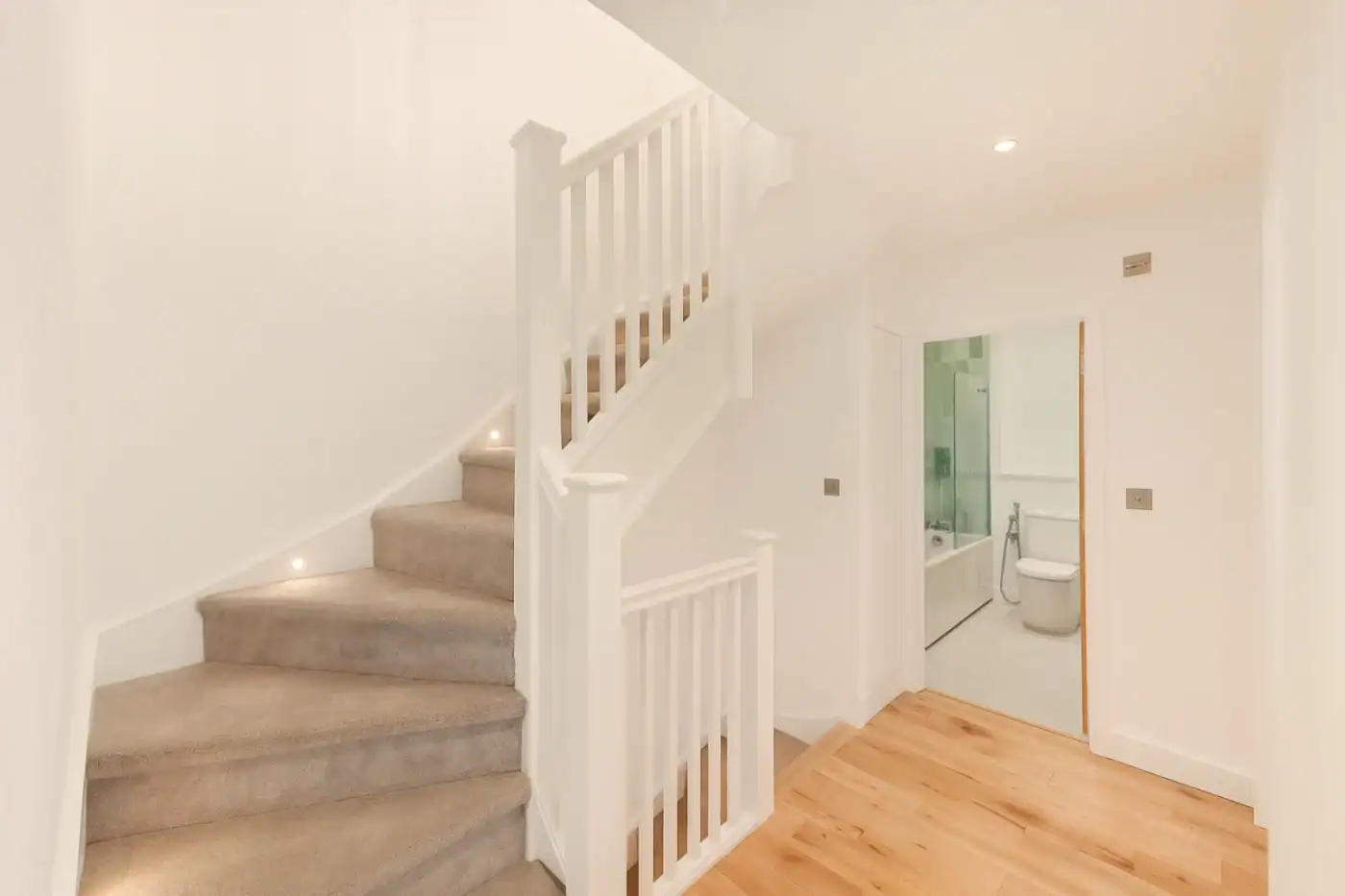 New staircase for a mansard loft converison in london SW5