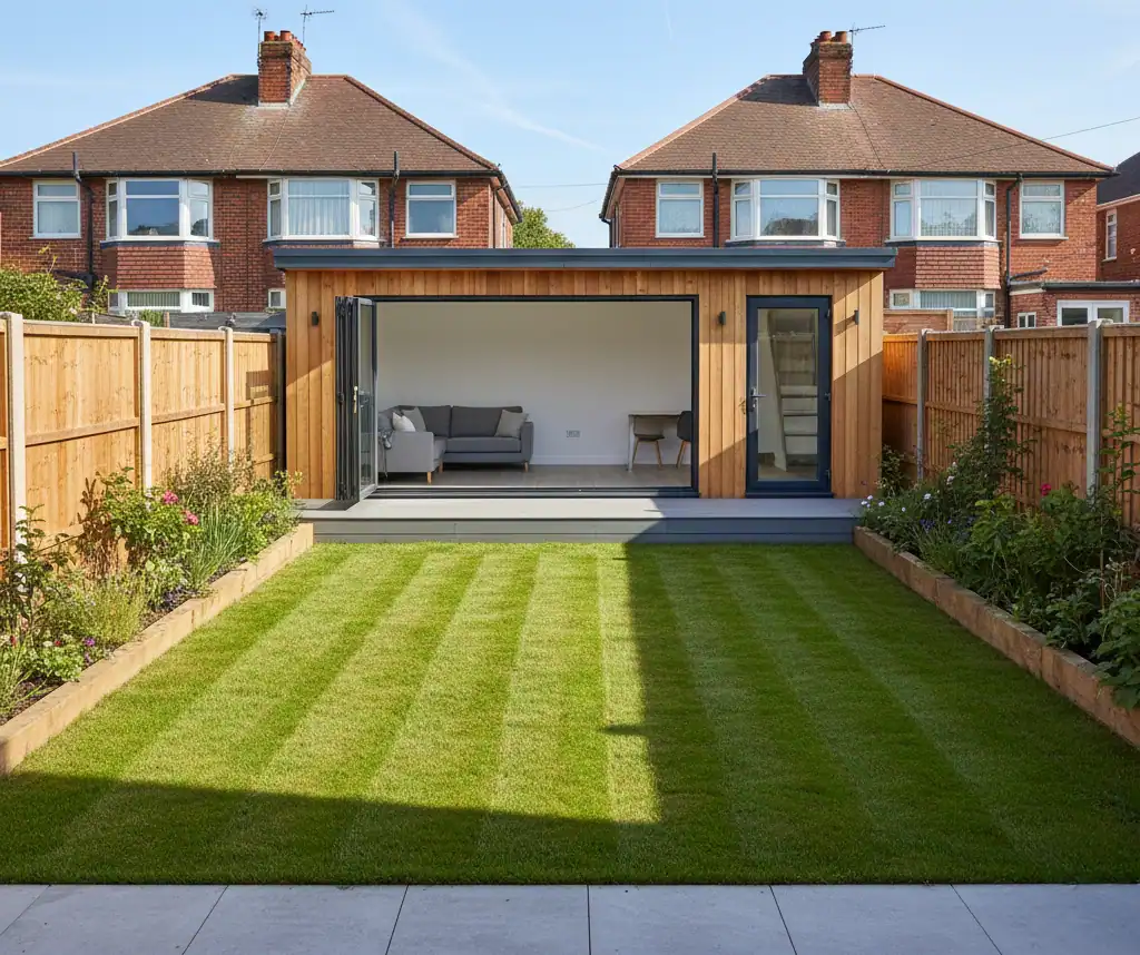 Wood outbuilding permitted development