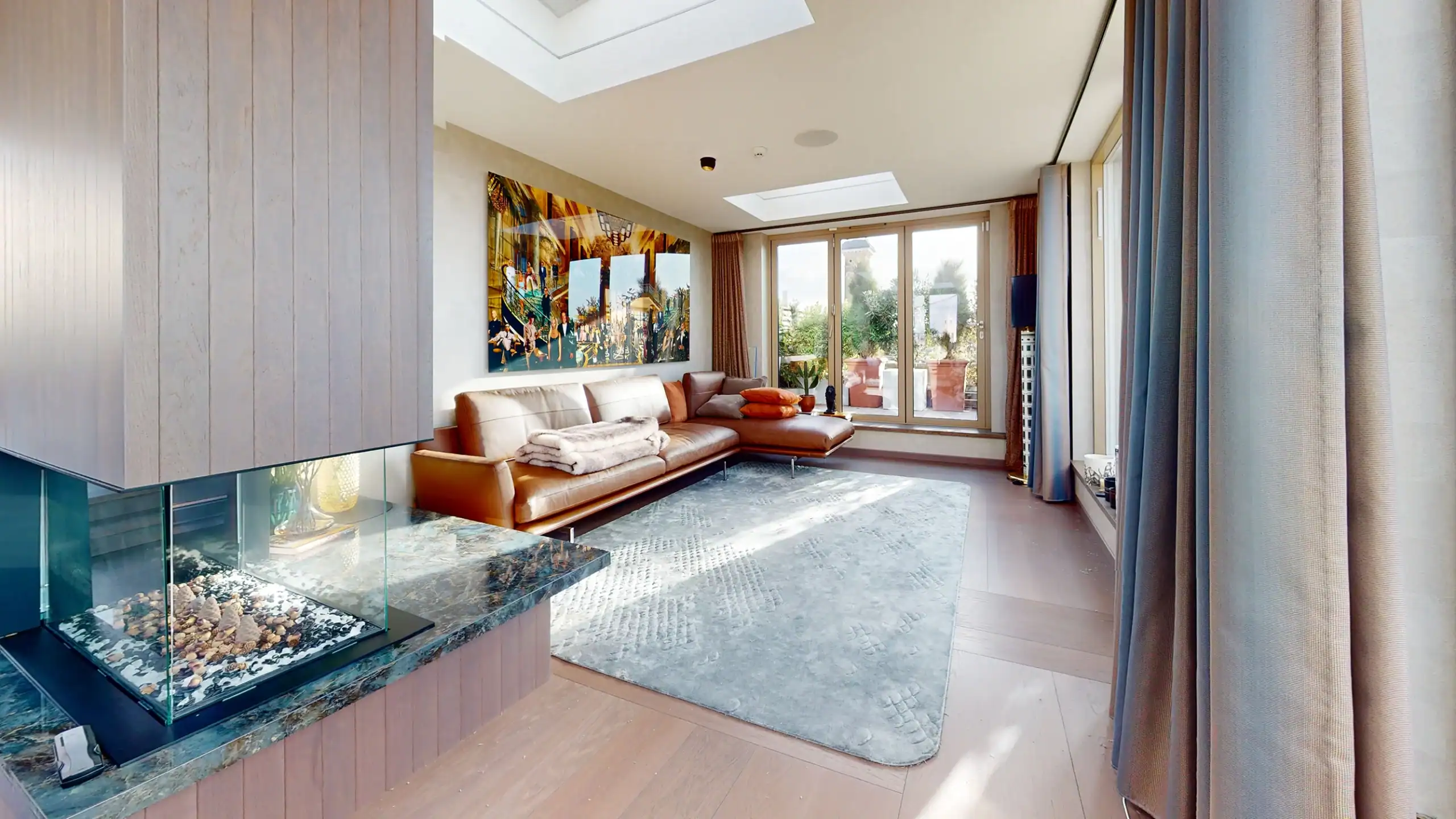 Loft conversion living room interior by AC Design Solution