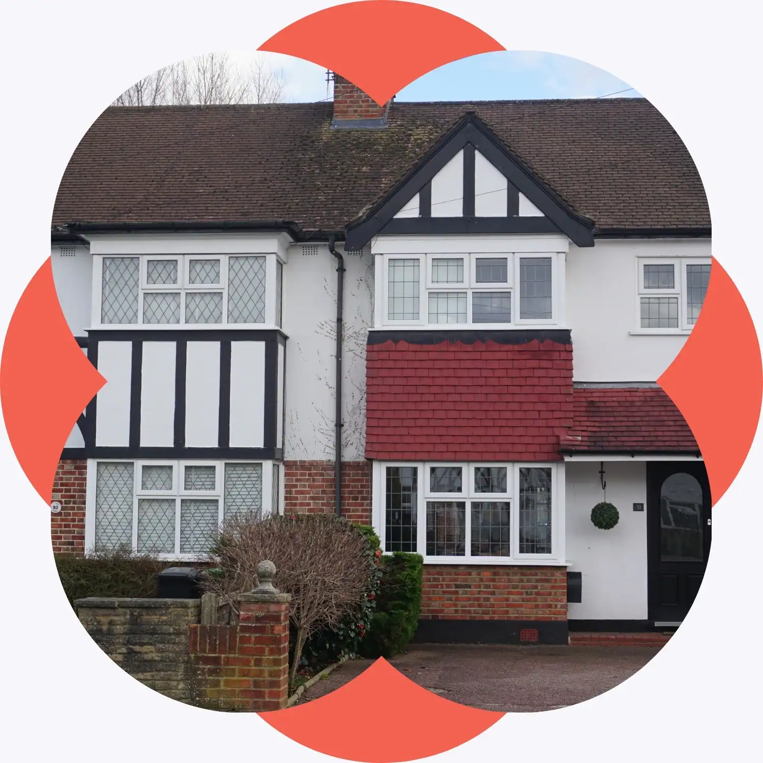 Party wall surveyor Wembley - semi-detached houses showing loft conversion and boundary wall inspection