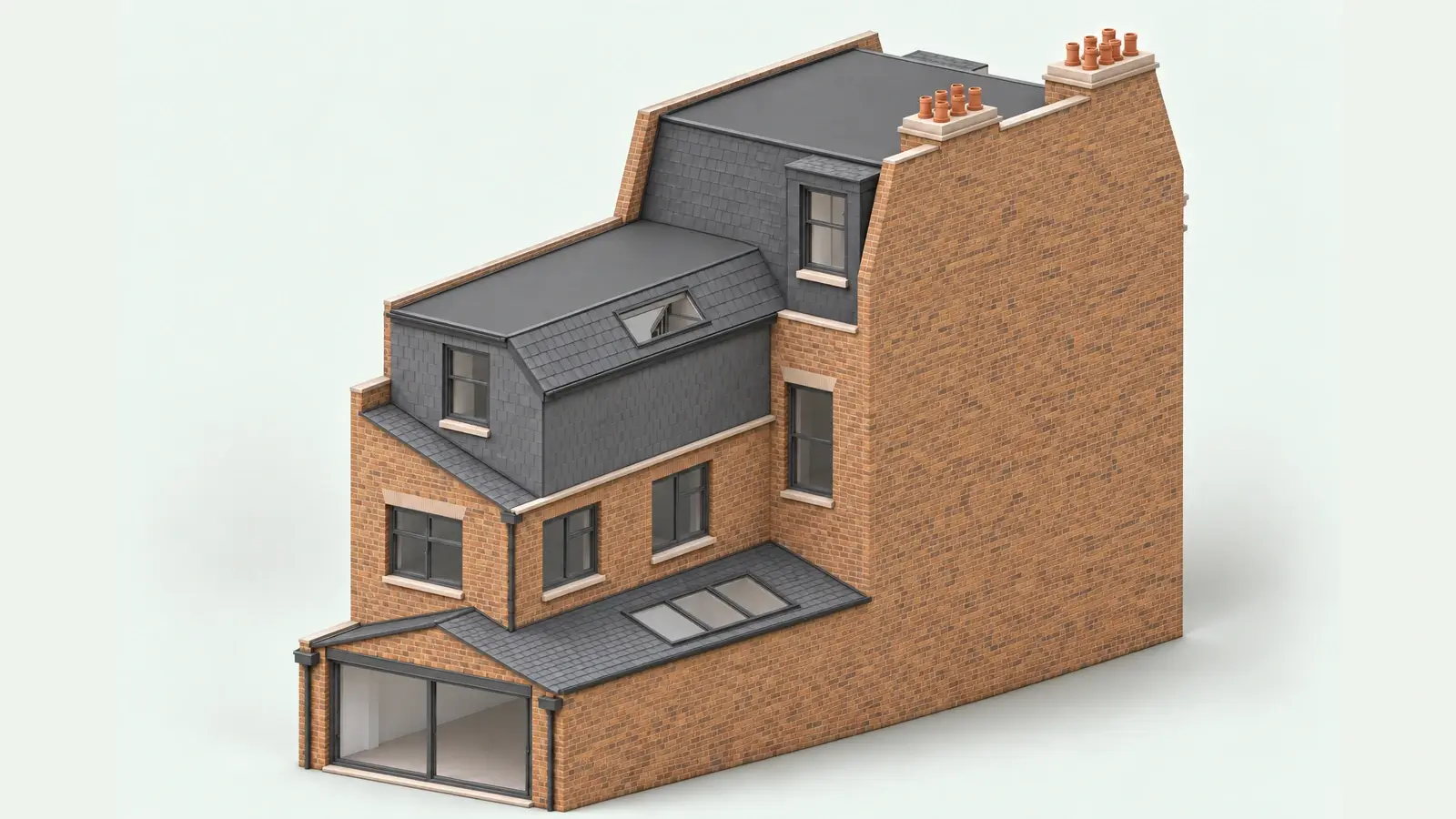 New Build level threshold construction detail